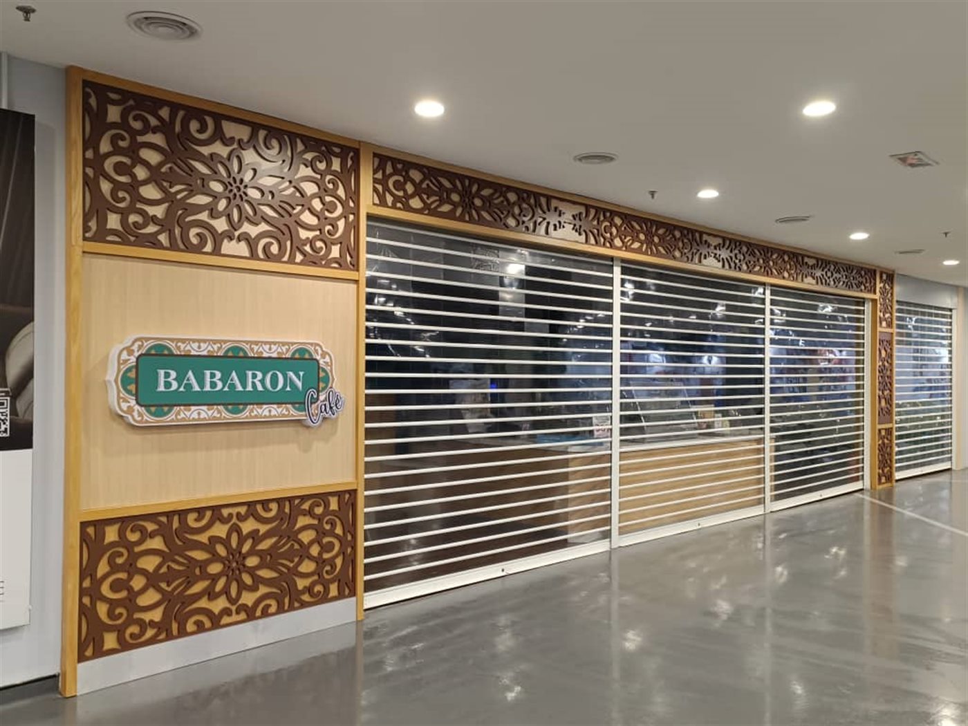 Shopfront wall panels